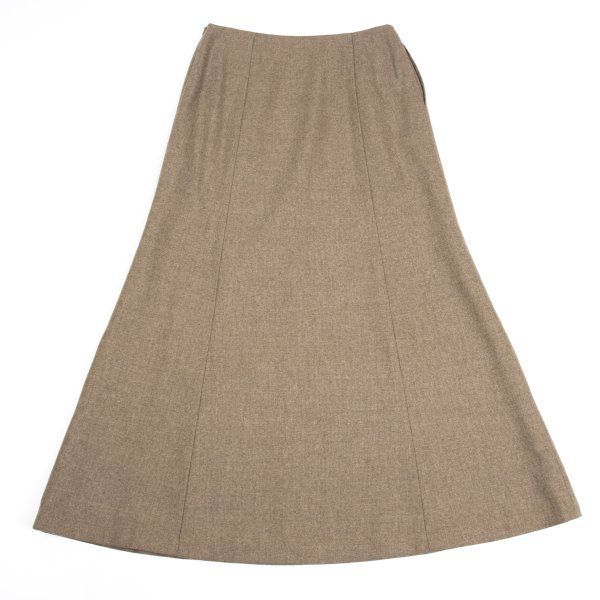 マーガレットハウエルMARGARET HOWELL ウールフレアスカート ベージュ2