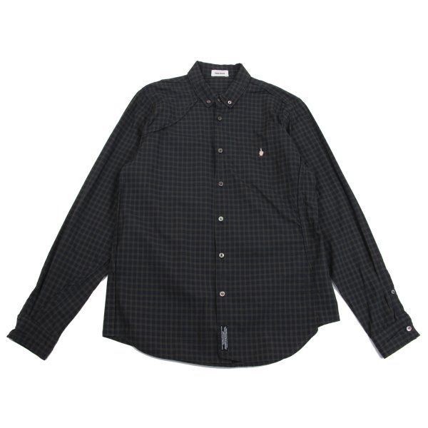 MIU MIU ミュウミュウ ロゴパッチ ボタンダウンシャツ 2024年モデル