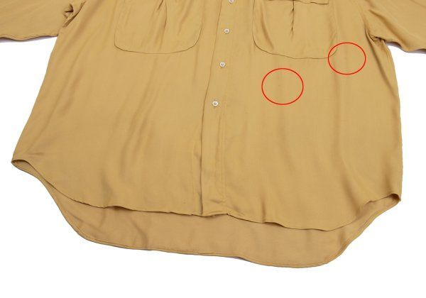 ジョルジオ アルマーニGIORGIO ARMANI レーヨンフラップポケット長袖