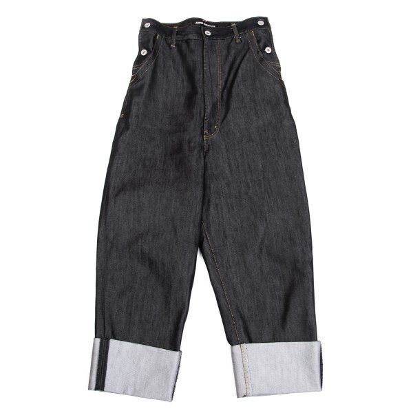 ジュンヤワタナベJUNYA WATANABE ロールアップサルエルデニム 紺XS