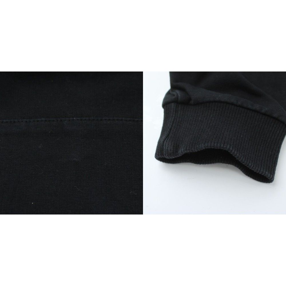 モスキーノ MOSCHINO スウェット パーカー ワンピース S 黒 ブラック