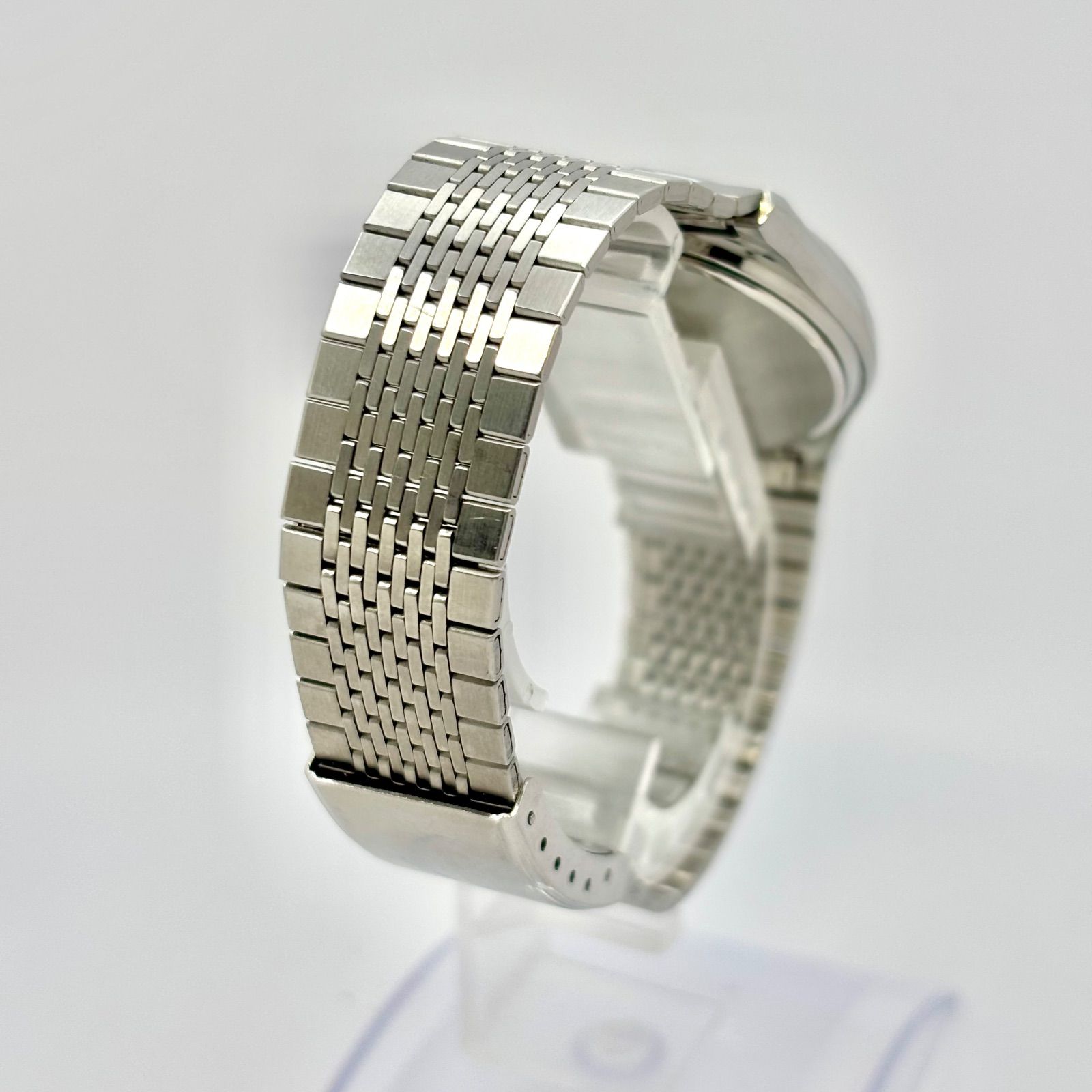  電池 SEIKO セイコー Chronos クロノス メンズ 腕時計 シルバー デイデイト 5 H 23 7020 892271 ベルト 腕時計(クォーツ) 腕時計(アナログ)