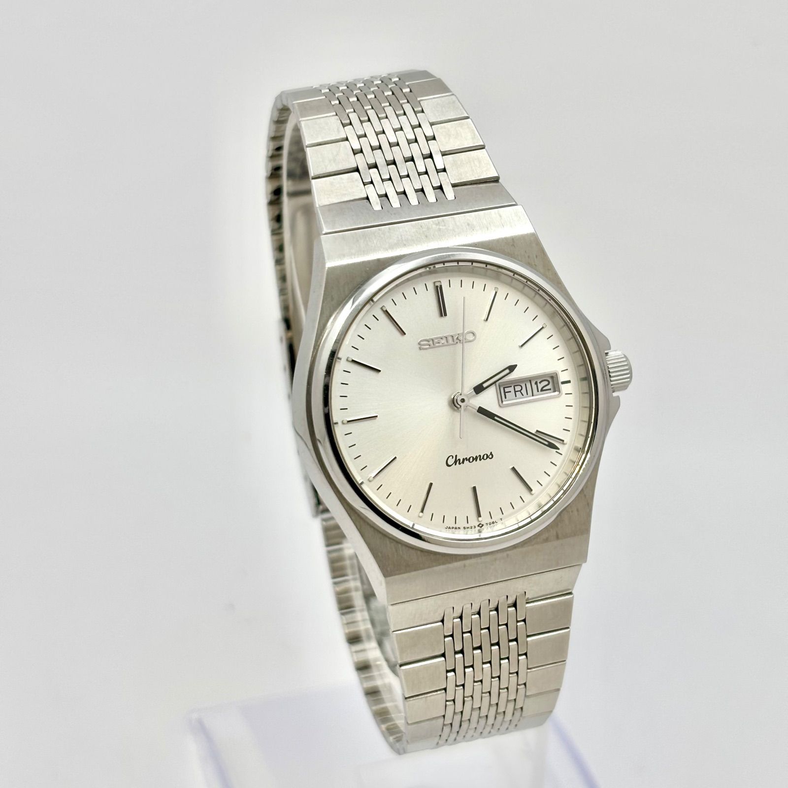 美品/新品電池】SEIKO セイコー Chronos クロノス メンズ 腕時計