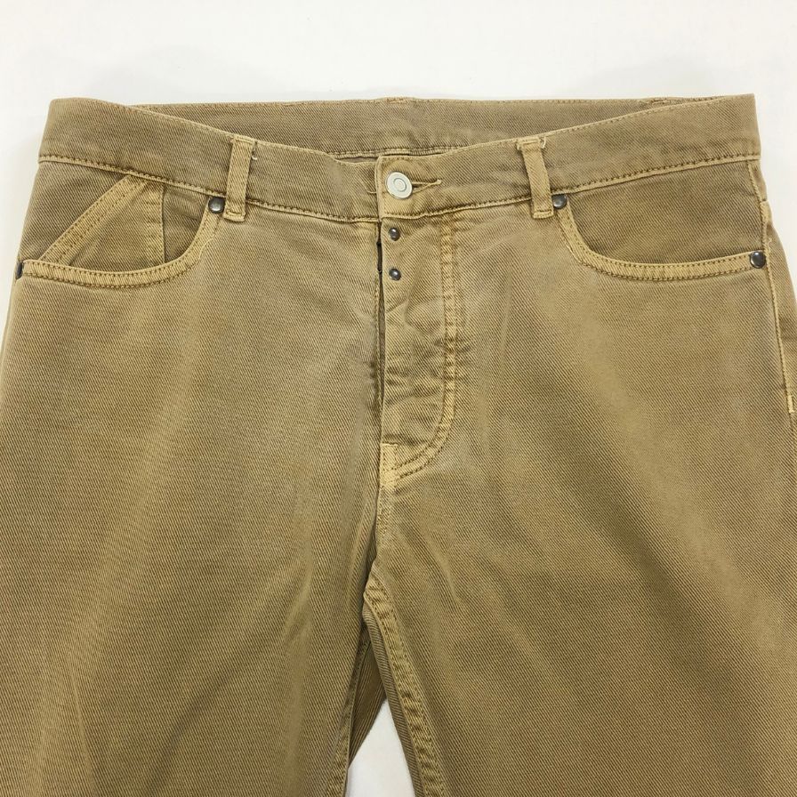 メゾンマルジェラ ストレートパンツ ベージュ ガーメントダイ AFB 28