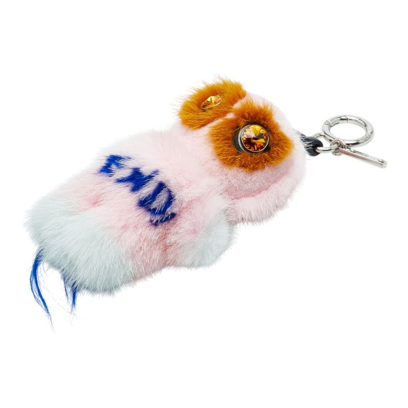 フェンディ ハート ファー　ポンポン　バッグチャーム キーホルダー フェンディ ハート ファー ポンポン バッグチャーム キーホルダー