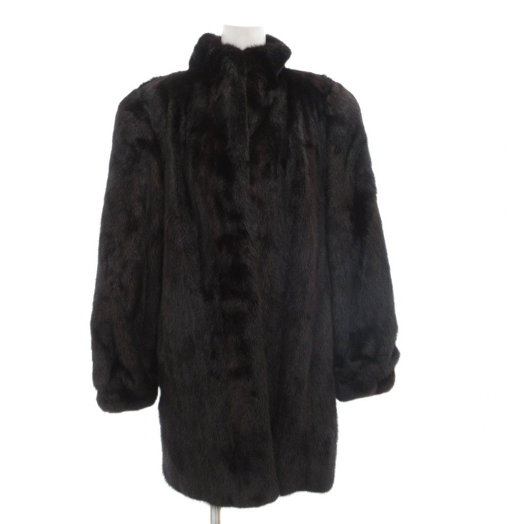 最終お値下げ◎サガミンク Belle Vison ミンク ファーコート サガミンク SAGA MINK 銀サガ ベルビジョン Belle vison ファーコート