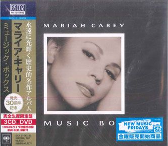 3 discs CD マライア キャリー ミュージック ボックス 30周年記念 1993年ライヴ映像 SONY MUSIC LABELS |00330