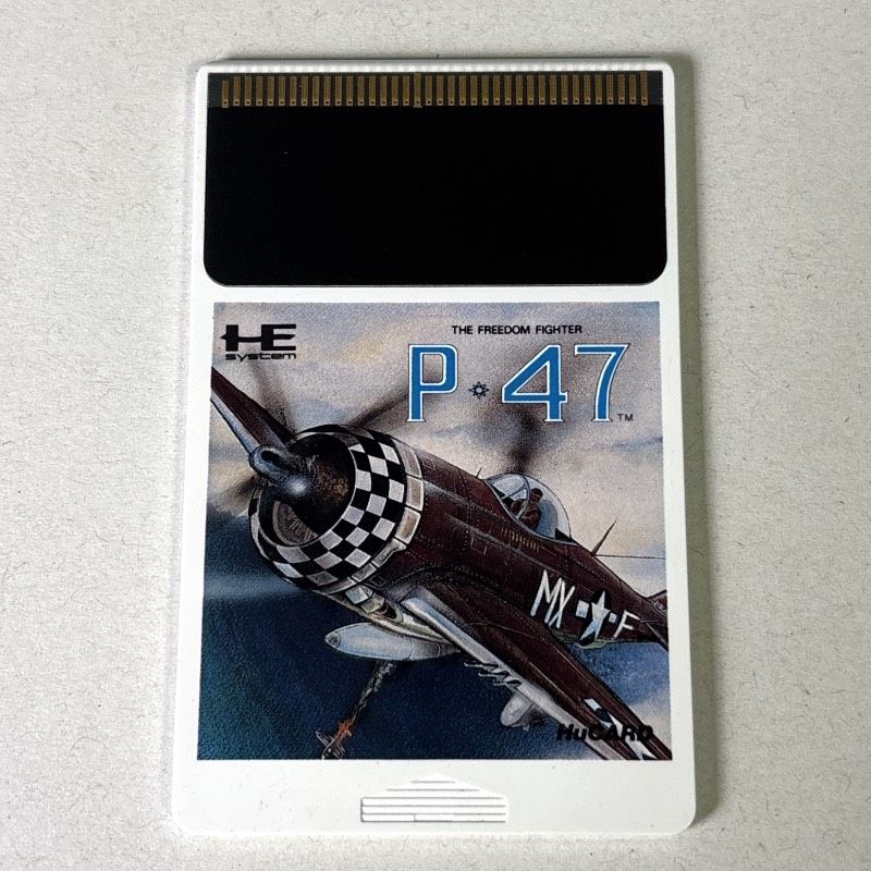 PCエンジン★P・47 動作品 PCエンジン P-47 P47 PCEngine HuCARD Huカード - メルカリ
