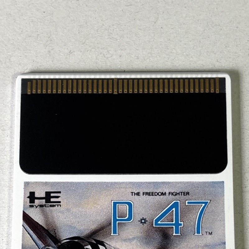 動作品 PCエンジン P-47 P47 PCEngine HuCARD Huカード - メルカリ