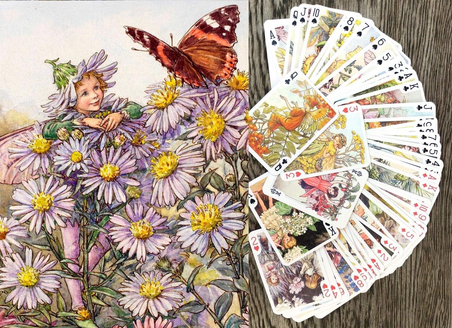トランプ FLORA FLONZGIFT フラワーフェアリートランプ(ポーカーデッキ カード55枚
