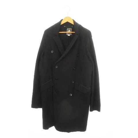 ディーゼル DIESEL チェスターコート ロング ダブル ウール 縮絨 ワン