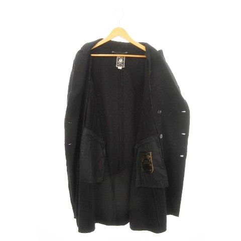 ディーゼル DIESEL チェスターコート ロング ダブル ウール 縮絨 ワン