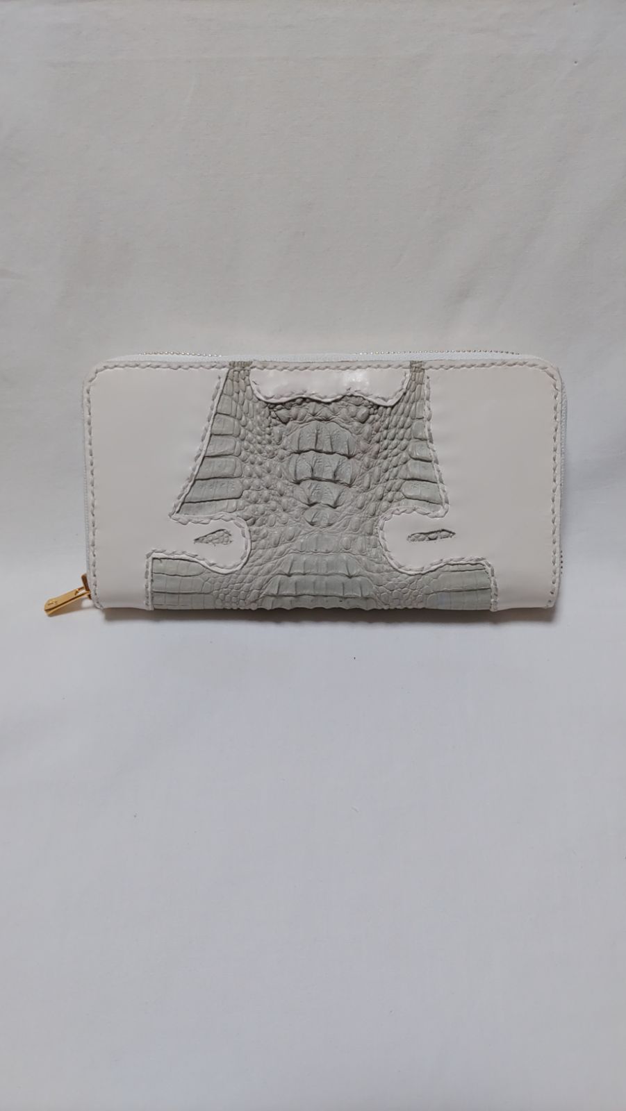 カイマン•ワニ | 牛革サドル ラウンドタイプ ロングウォレット