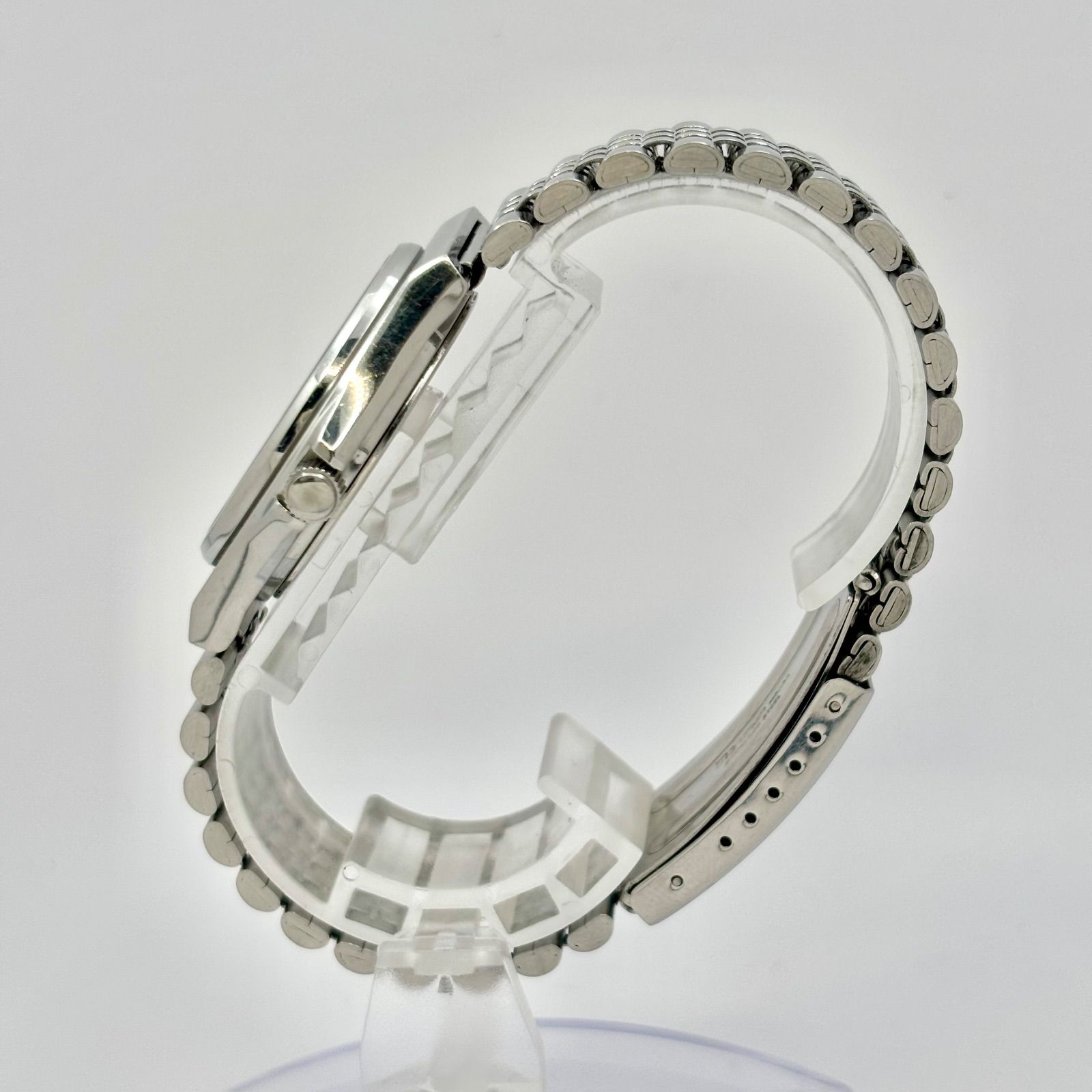 電池 SEIKO セイコー Chronos クロノス メンズ 腕時計 シルバー デイデイト 5 H 23-7 D 20 011765