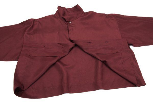 ヨーガンレールJURGEN LEHL シルクスタンドカラーフロントフライ