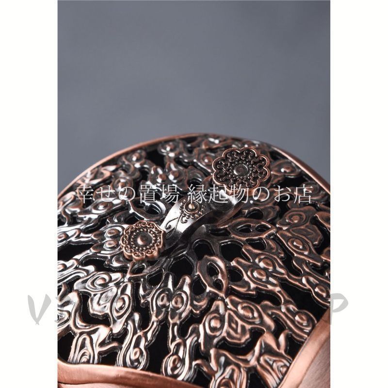 香炉　香立て　銅製 高岡銅器 香炉 | 富士鶴 黒色 | 銅 | 喜泉堂