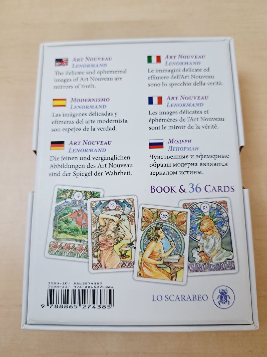 Art Nouveau Lenormand アールヌーボー ルノルマン（日本語訳なし