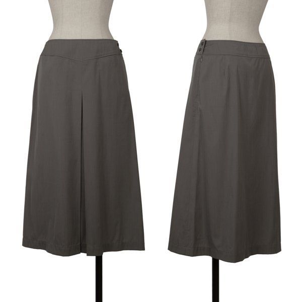 マーガレットハウエルMARGARET HOWELL ウールナイロンフロントタックス