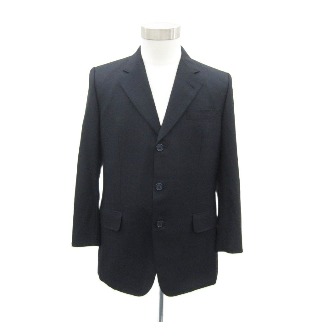 ジバンシィ GIVENCHY テーラードジャケット ミドル丈 黒 ブラック