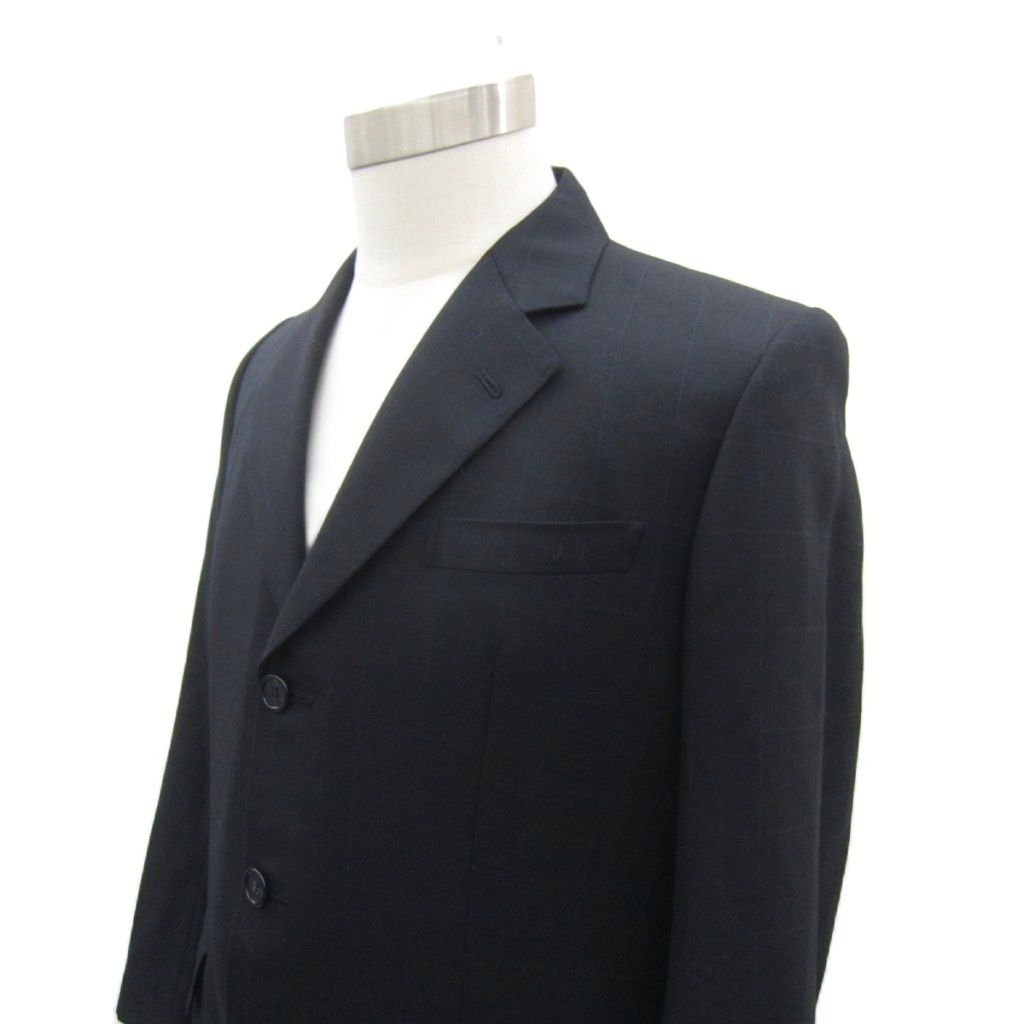 ジバンシィ GIVENCHY テーラードジャケット ミドル丈 黒 ブラック