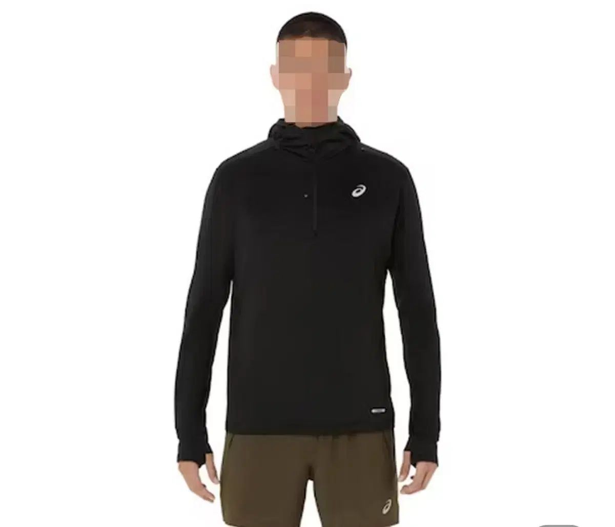アシックス ウィンター ランニング ミッドレイヤー ロングスリーブ フーディー