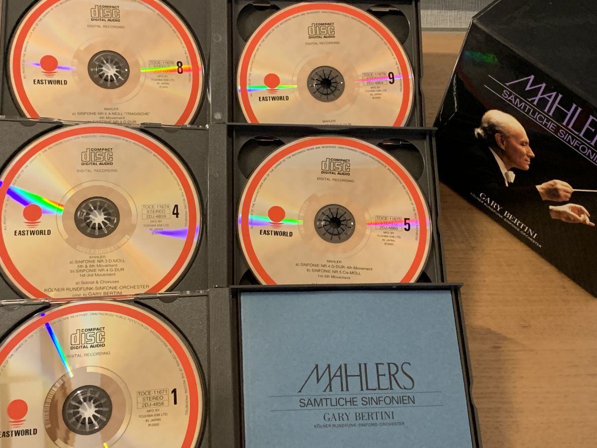 CD Bertini マーラー：交響曲 ベルティーニ EASTWORLD 14枚 CD Bertini マーラー：交響曲 ベルティーニ EASTWORLD 14枚 未開封品