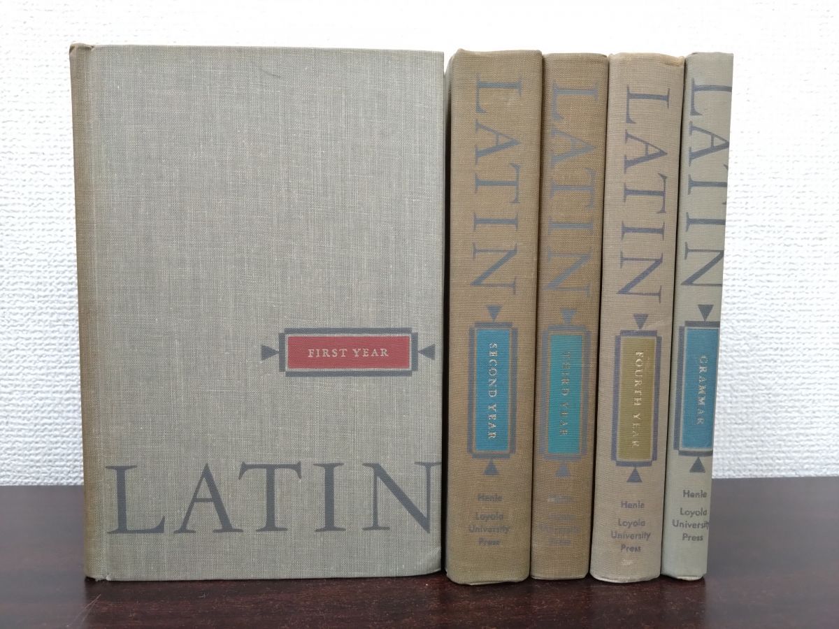 洋書】LATIN ラテン語 5冊セット【FIRST YEAR／SECOND／THIRD／FOUR