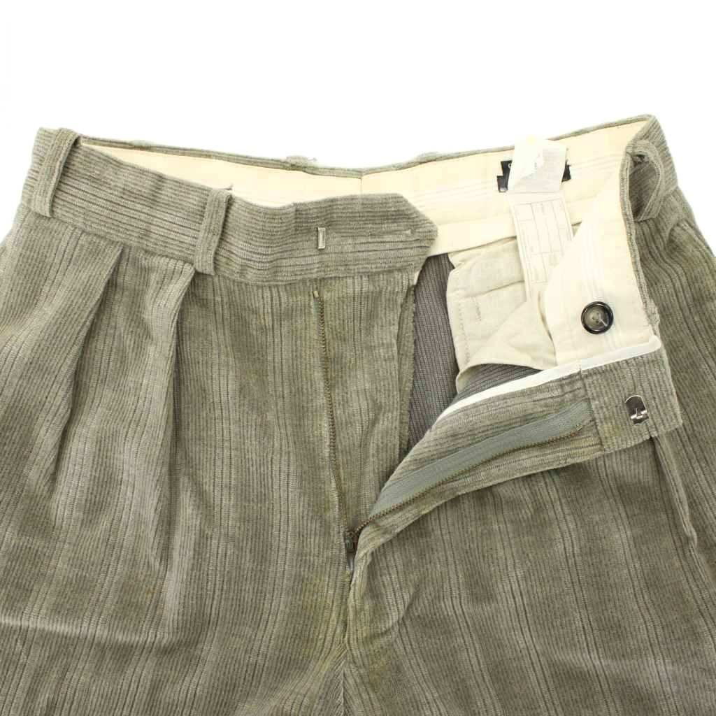 【新品タグ付き】GIORGIO ARMANI コーデュロイパンツ　アイボリー ジョルジオアルマーニ GIORGIO ARMANI コーデュロイパンツ スラックス