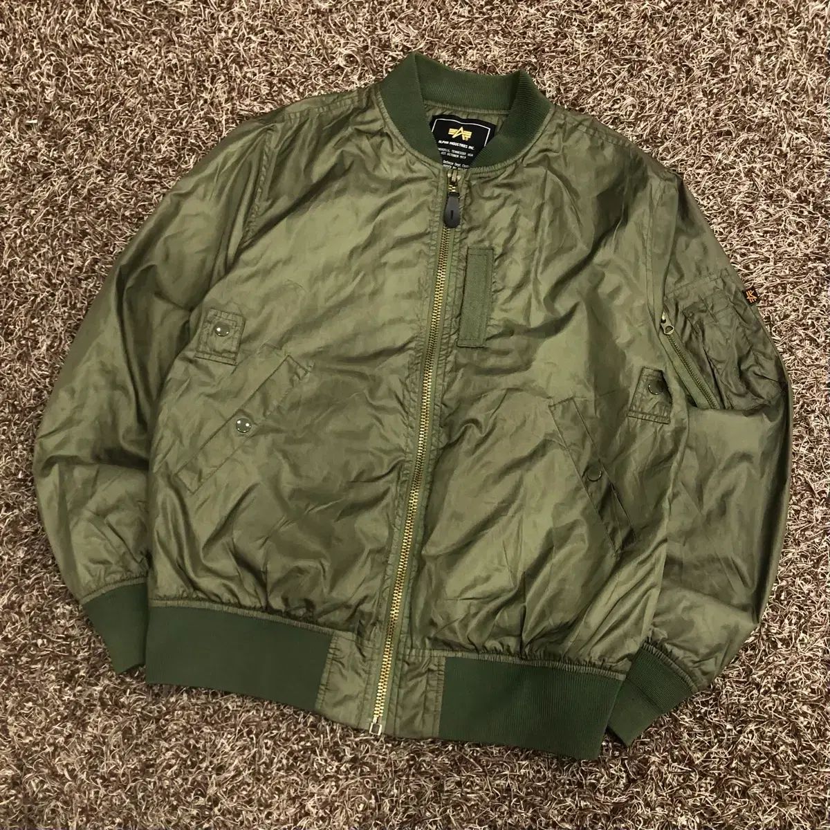 M アルファ インダストリーズ MA-1 ブルゾン フライト パイロットジャンパー ジャケット