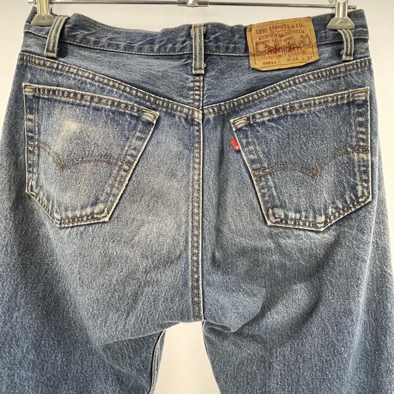 中古】00s LEVI'S 501XX サイズW33 L33 裏520 USA製 アールタグ[19