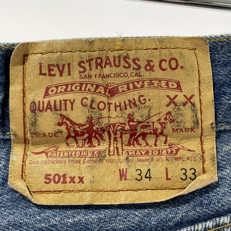 【中古】00s LEVI'S 501XX サイズW33 L33 裏520 USA製 アールタグ[19][240019516560] 中古】00s LEVI'S 501XX サイズW33 L33 裏520 USA製 アールタグ[19