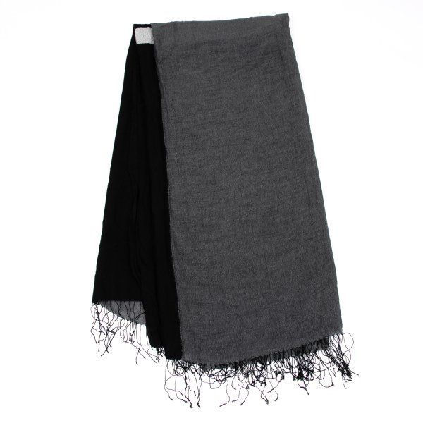 ショール イッセイミヤケISSEY MIYAKE セール中 カラーブロックフリンジ大判