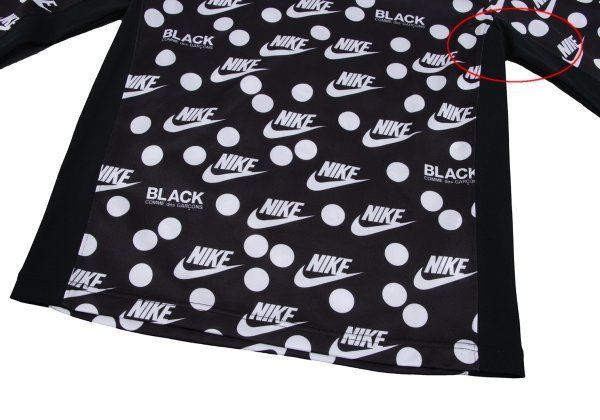 ブラックコムデギャルソン×ナイキBLACK COMME des GARCONS×NIKE ロゴ