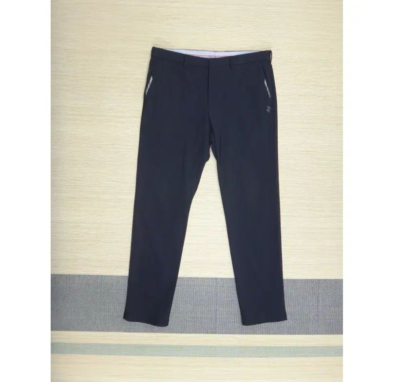 35インチ ルイ カステル ゴルフ 冬季 起毛 パンツ ネイビー