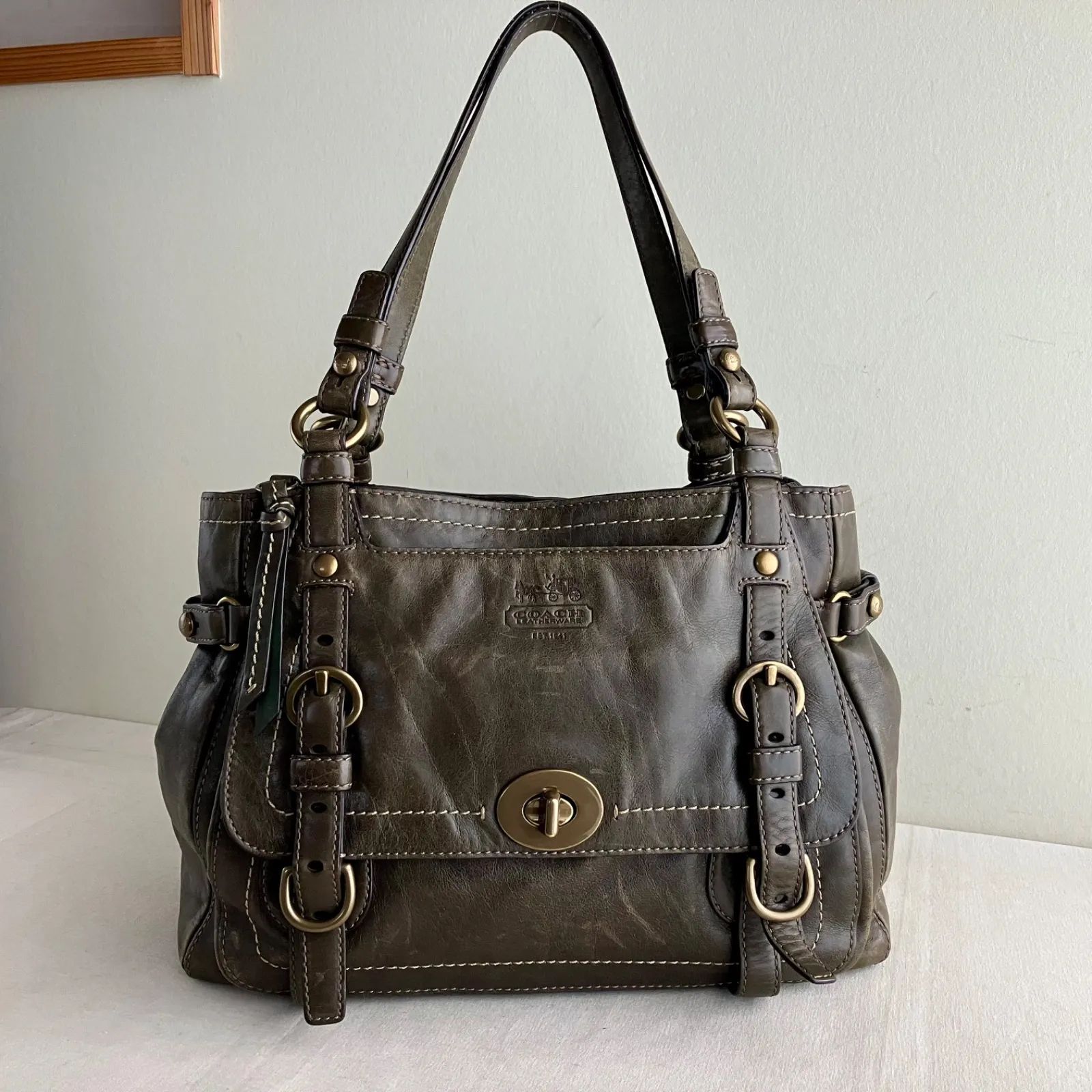 Y2K Coach Legacy 65th Anniversary Limited Edition Garcia Olive