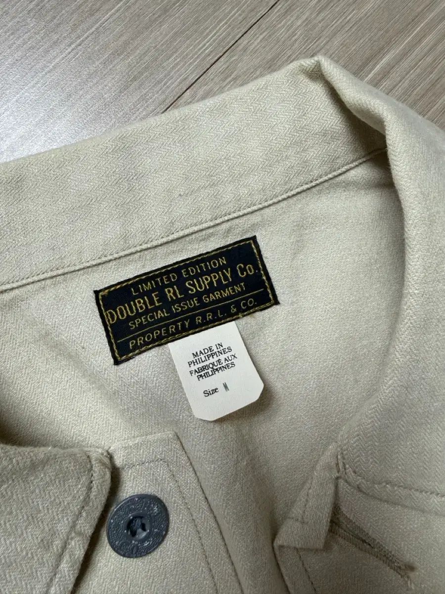 RRL ダブルアールエル リミテッド EDITION エディション コットンリネン ブレンド ファティーグ ジャケット M