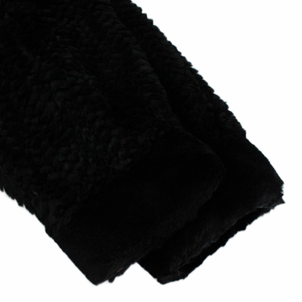 【中古】プレタファー Preta-fur ミンク ファー コート アウター ミドル 肩パッド 黒 ブラック /XZ ■GY35 レディース プレタファー Preta-fur ミンク ファー コート アウター ミドル 肩