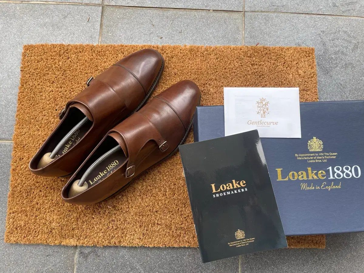 ローク 1880 キャノン ダブル モンク ストラップ 靴 UK 8