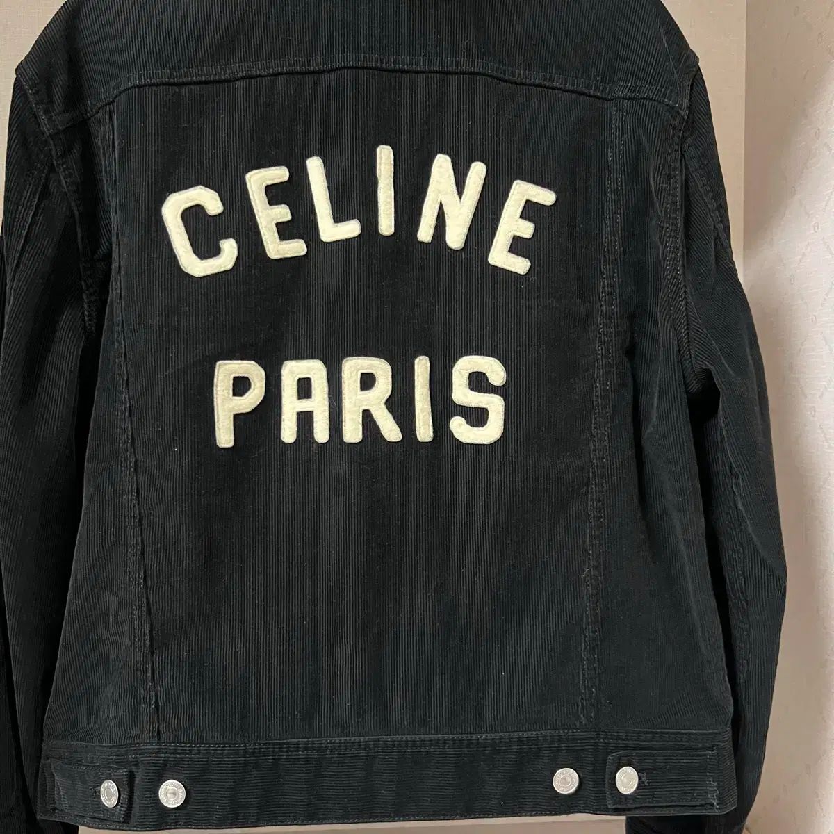Celine セリーヌ ブラック コーデュロイ ジャケット