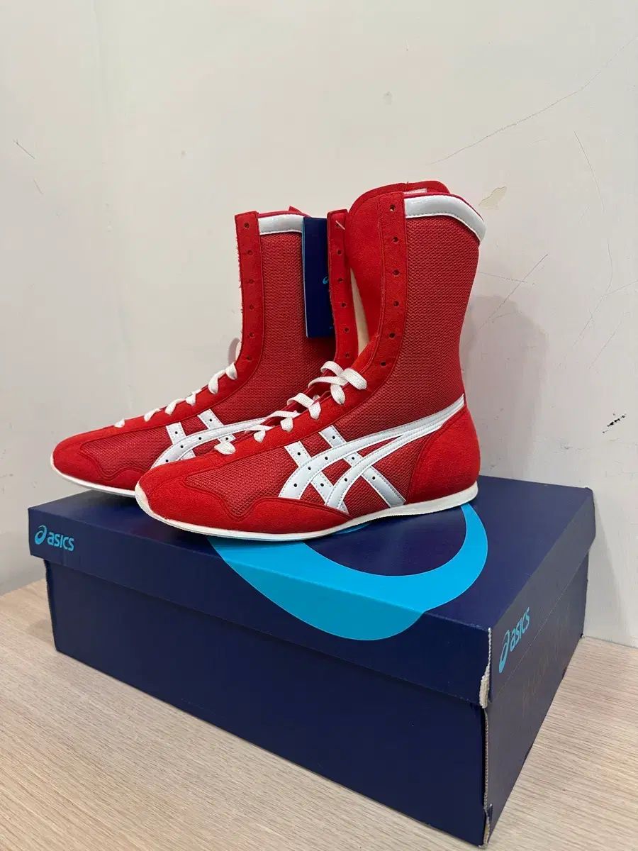 260 アシックス tbx 704 ボクシング シューズ ブーツ レッド