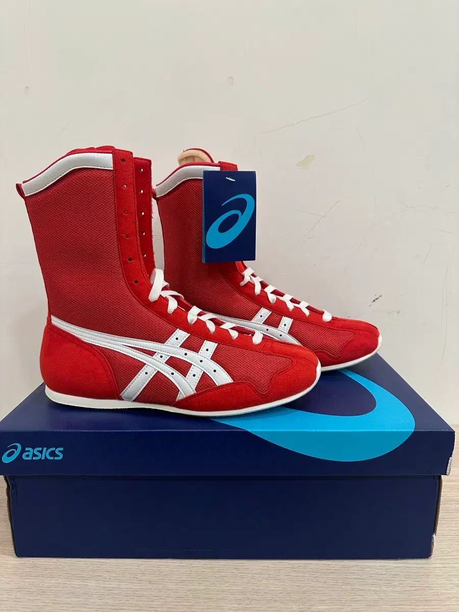260 アシックス tbx 704 ボクシング シューズ ブーツ レッド