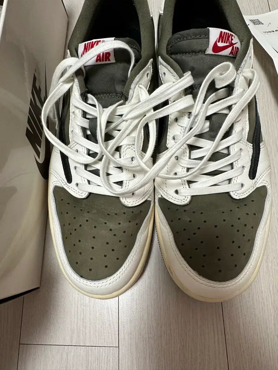 NIKE AIR JORDAN 1 LOW OG SP TD ×TRAVIS SCOTT REVERSE OLIVE ナイキ
