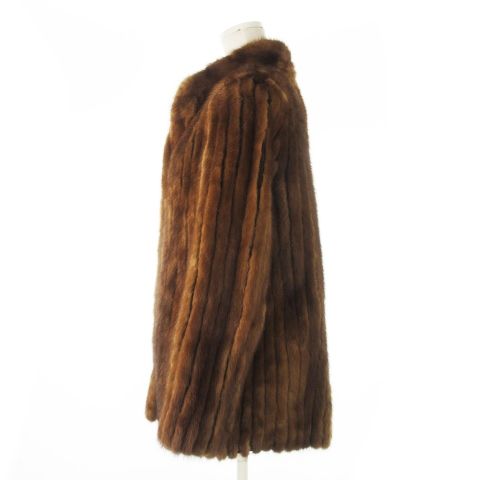 サガミンク SAGA MINK ファーコート ミンク 毛皮 スタンドカラー