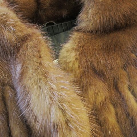 サガミンク SAGA MINK ファーコート ミンク 毛皮 スタンドカラー