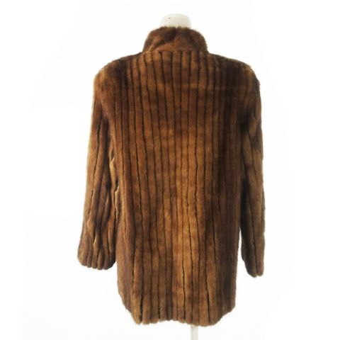 サガミンク SAGA MINK ファーコート ミンク 毛皮 スタンドカラー