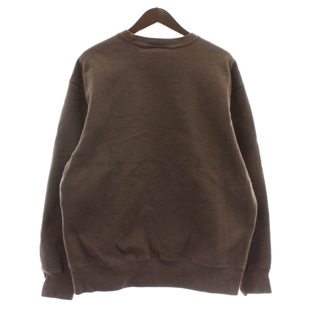 Supreme ブラウン トレーナー シュプリーム SUPREME 22AW ボックスロゴ クルーネック トレーナー