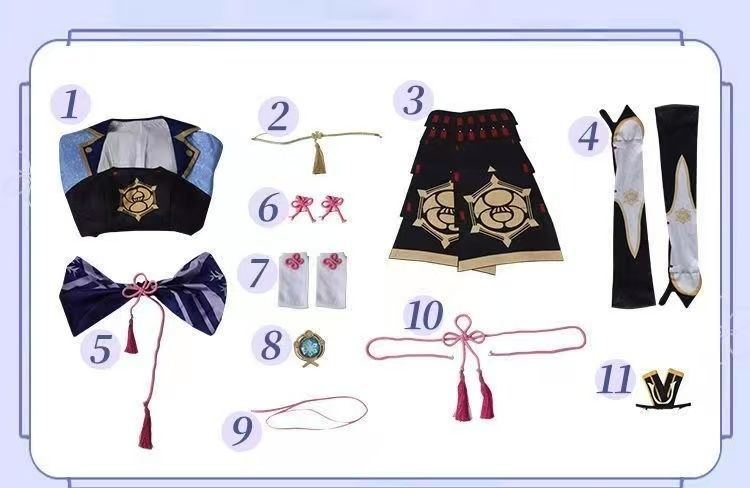 海外 漫骨 原神 コスプレ 神里綾華 衣装