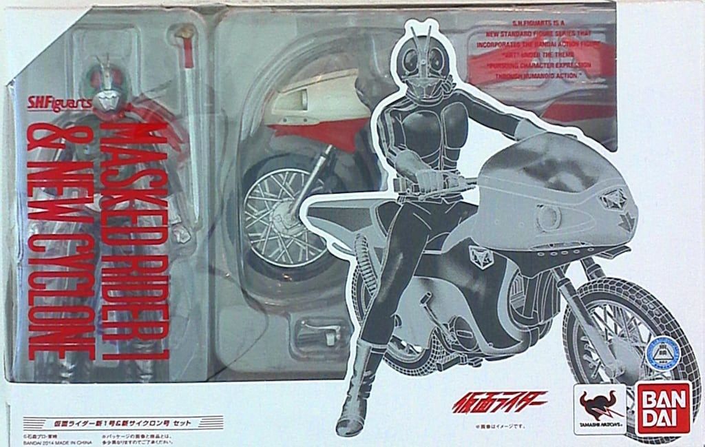 バンダイ SHF|SHフィギュアーツ 仮面ライダー新1号 - 新サイクロン号セット