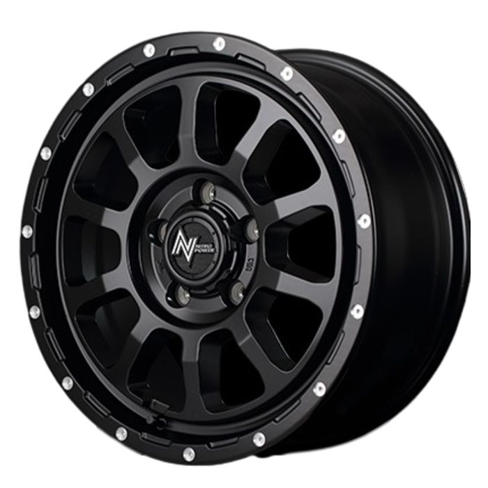 ホイール4本セット 16インチ 7 J 40 5 H 114 3 NITRO POWER M 10 PERSHING セミグロスブラック マシニング