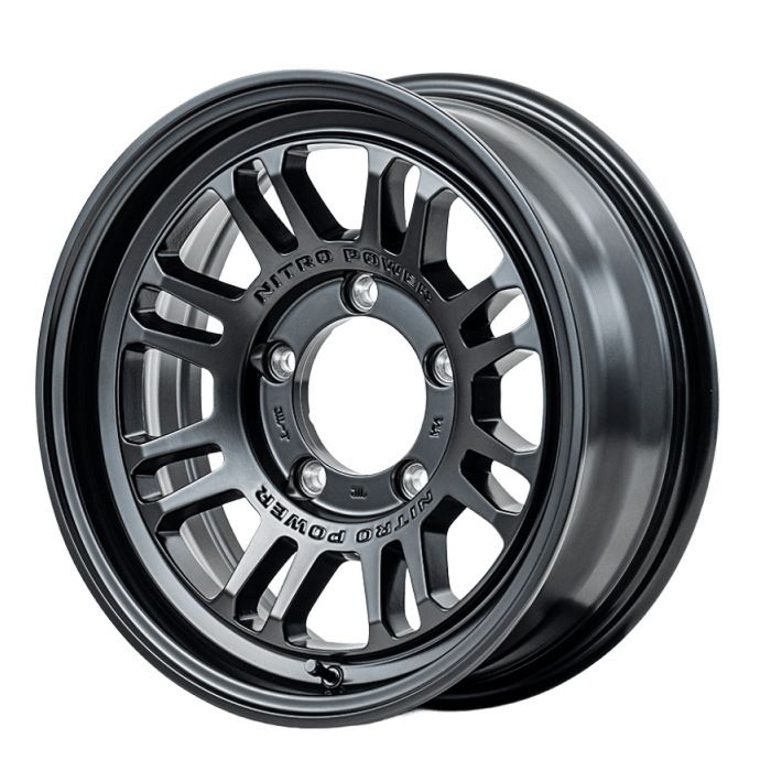 ホイール4本セット 16インチ 6 J 5 H 139 7 NITRO POWER M 16 ASSAULT セミグロスブラック